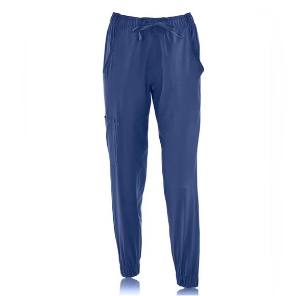 Mini Marilyn Navy Scrub Joggers Four Pocket Jogger Pants (Size XS) - Picture 1 of 4